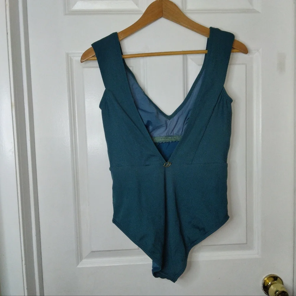 Jantzen Ribbed Tummy Control One-Piece Swimsuit Size 12 - Picture 8 of 14